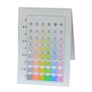AATCC 9-step chromatic color scale 